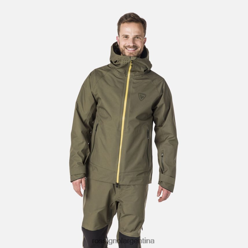 Rossignol hombres chaqueta de tres capas skpr 82LVV6539 hoja de acino tapas