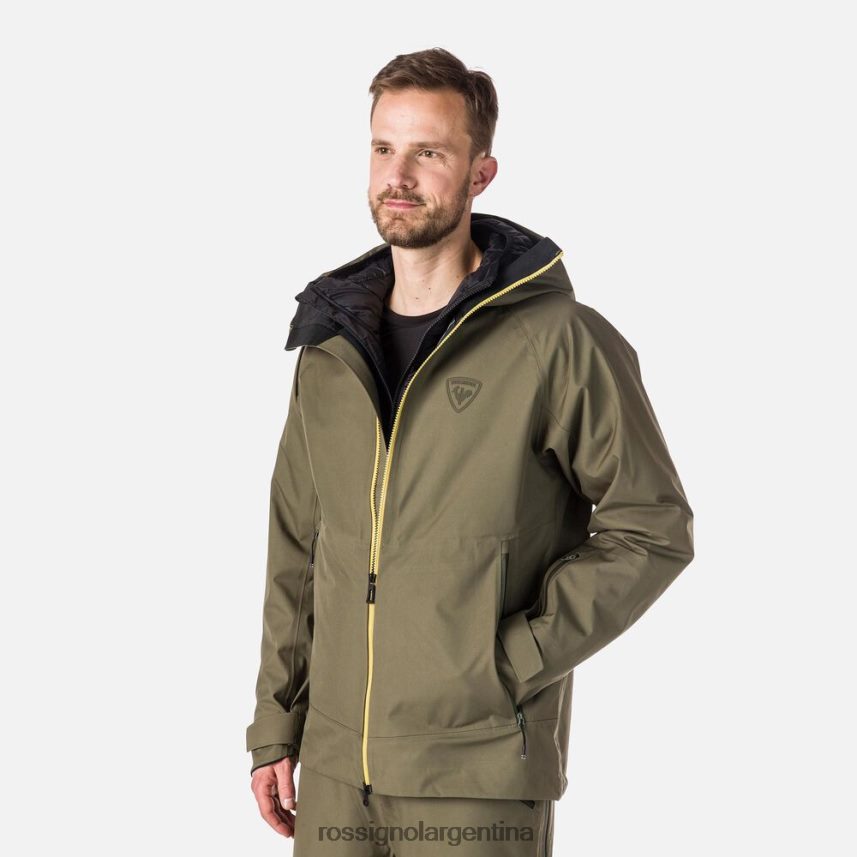 Rossignol hombres chaqueta de tres capas skpr 82LVV6539 hoja de acino tapas