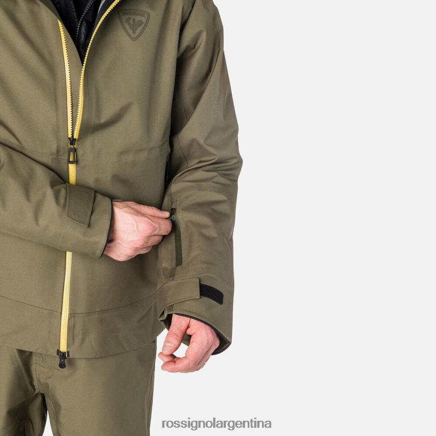Rossignol hombres chaqueta de tres capas skpr 82LVV6539 hoja de acino tapas