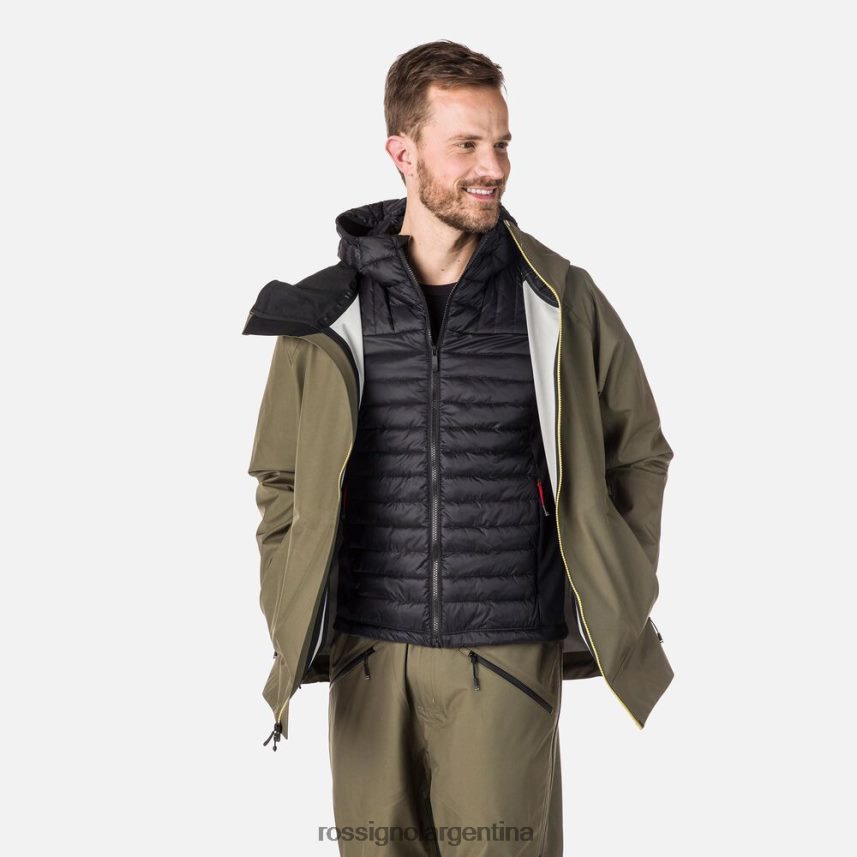 Rossignol hombres chaqueta de tres capas skpr 82LVV6539 hoja de acino tapas