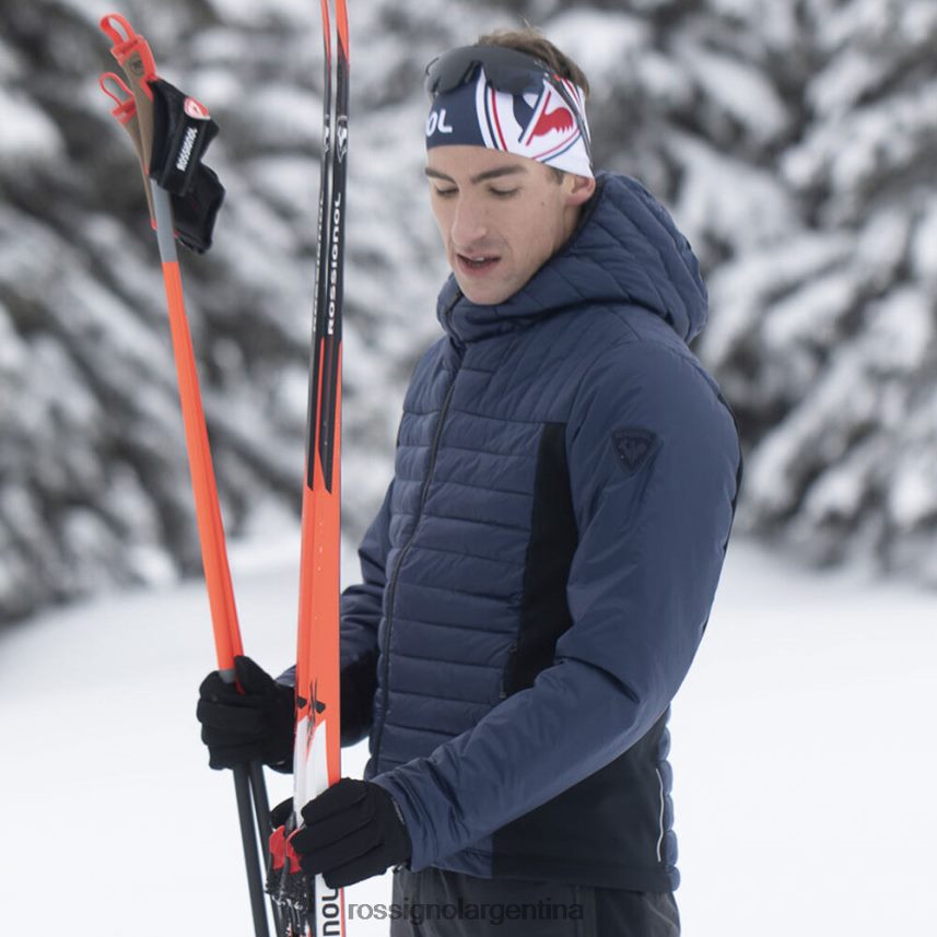 Rossignol hombres chaqueta ligera híbrida skpr 82LVV6284 azul marino oscuro tapas