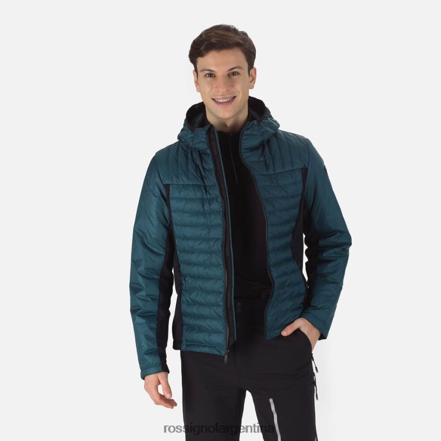 Rossignol hombres chaqueta ligera híbrida skpr 82LVV6451 verde azulado tapas