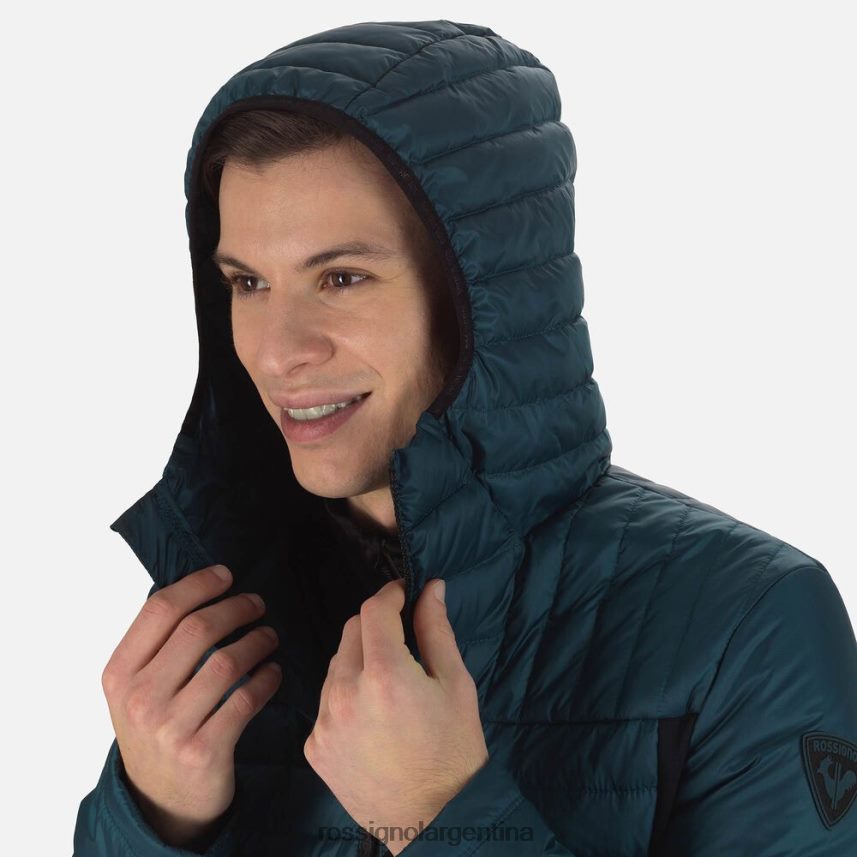 Rossignol hombres chaqueta ligera híbrida skpr 82LVV6451 verde azulado tapas
