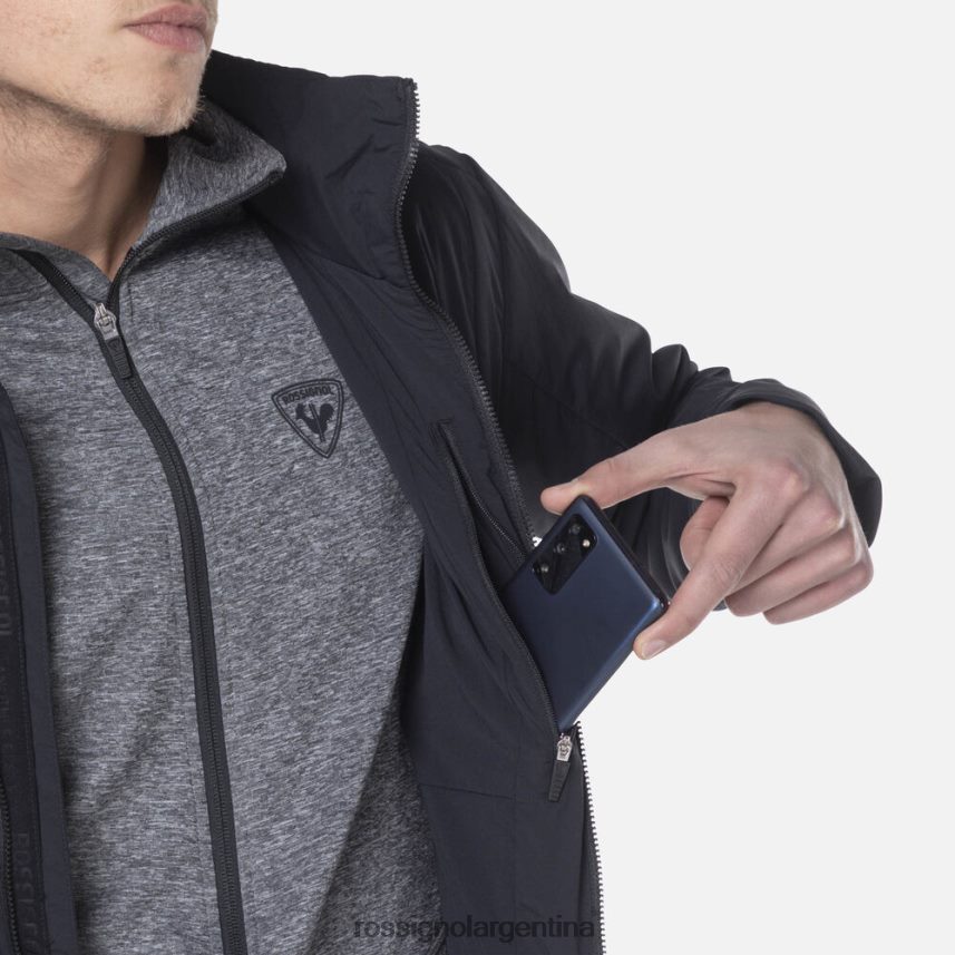 Rossignol hombres chaqueta opside 82LVV6393 negro tapas