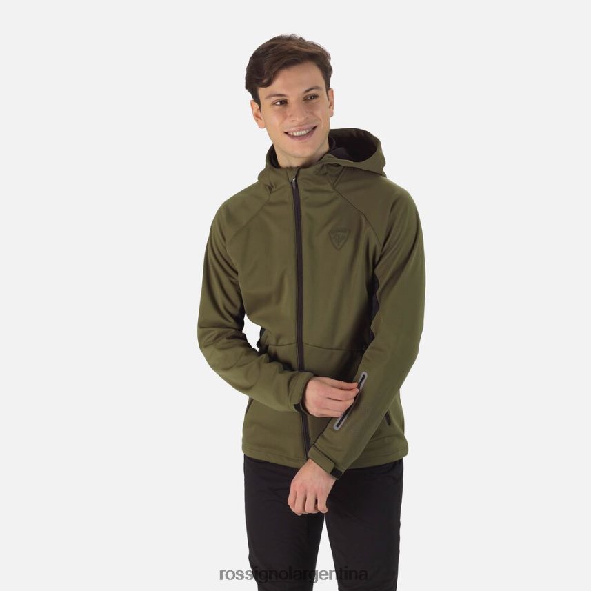 Rossignol hombres chaqueta softshell 82LVV6326 hoja de acino tapas