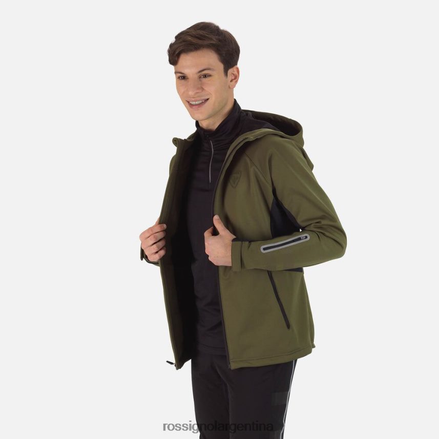 Rossignol hombres chaqueta softshell 82LVV6326 hoja de acino tapas