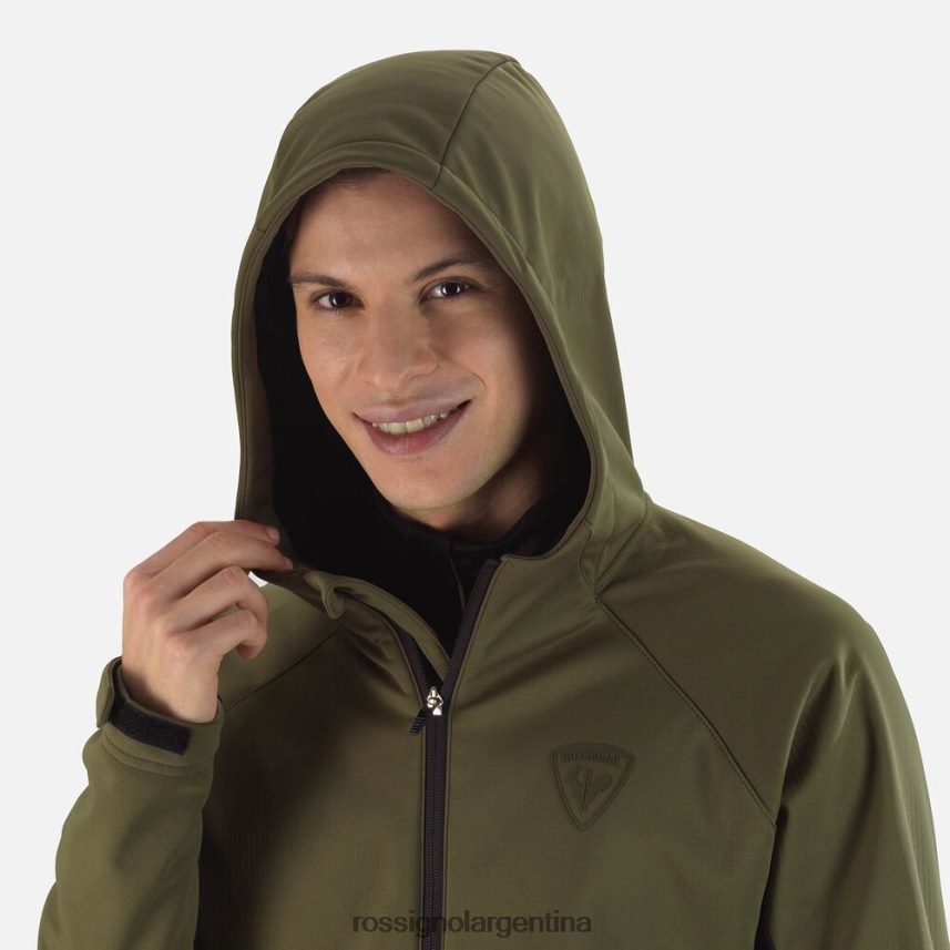 Rossignol hombres chaqueta softshell 82LVV6326 hoja de acino tapas