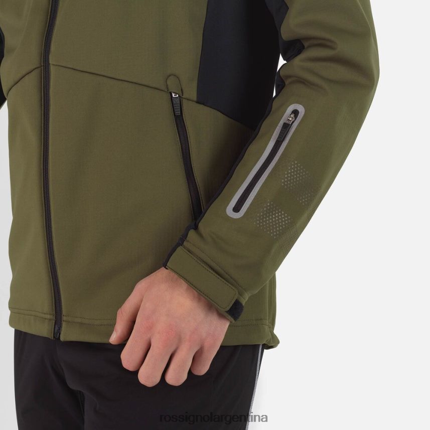 Rossignol hombres chaqueta softshell 82LVV6326 hoja de acino tapas