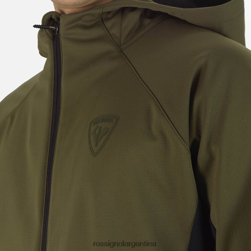 Rossignol hombres chaqueta softshell 82LVV6326 hoja de acino tapas