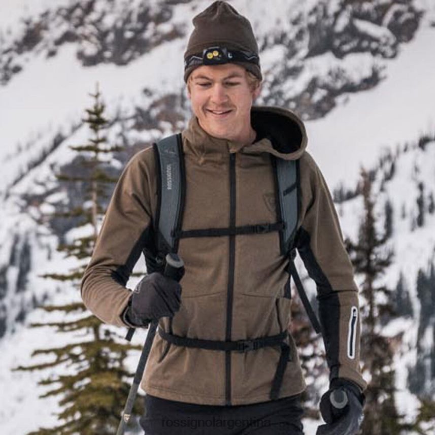 Rossignol hombres chaqueta softshell 82LVV6326 hoja de acino tapas