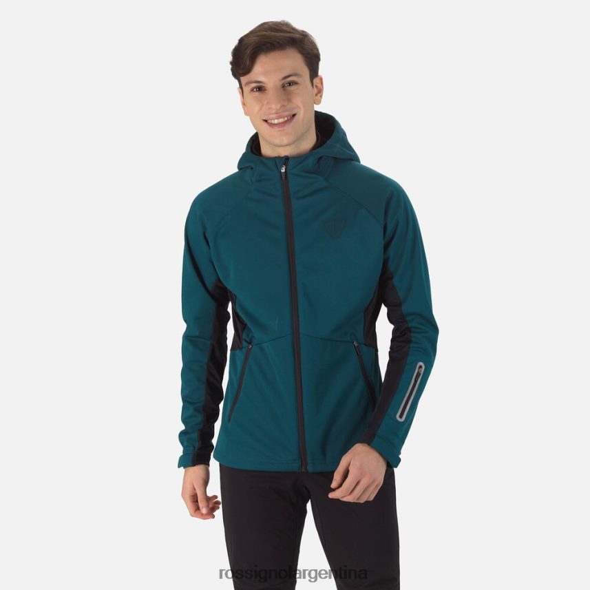 Rossignol hombres chaqueta softshell 82LVV6344 verde azulado tapas