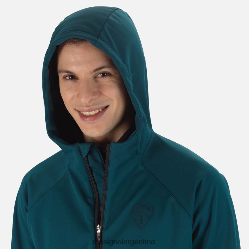 Rossignol hombres chaqueta softshell 82LVV6344 verde azulado tapas