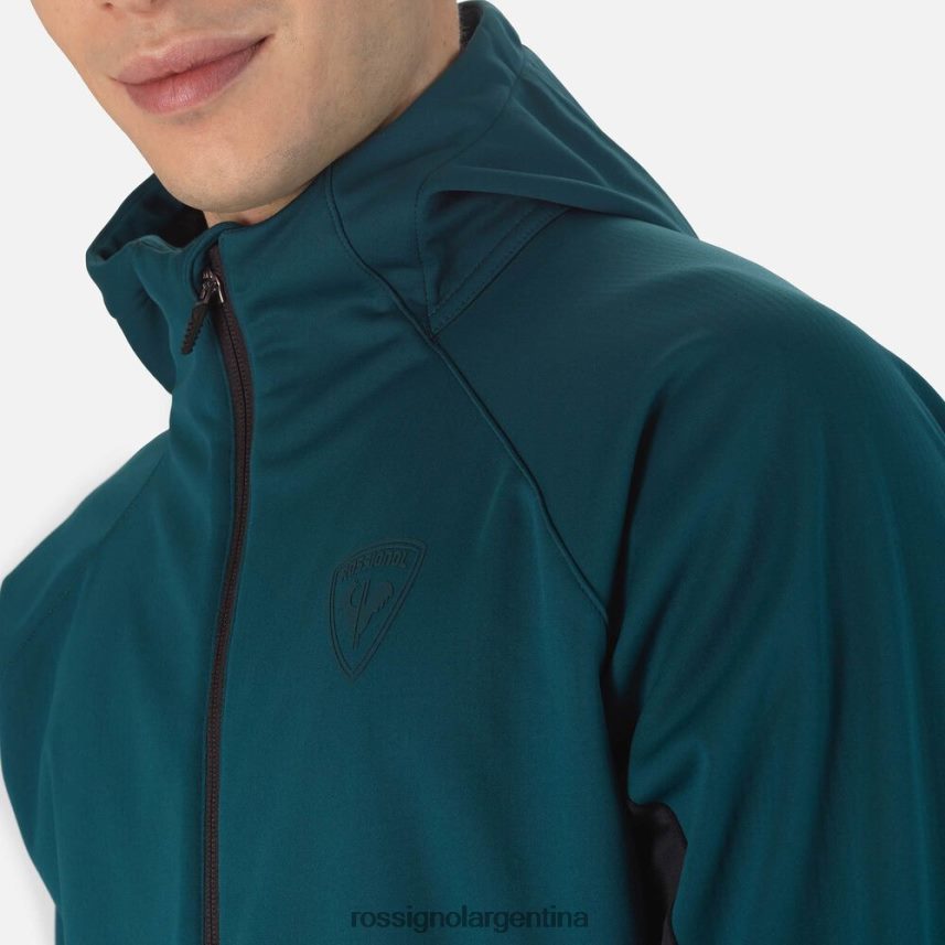 Rossignol hombres chaqueta softshell 82LVV6344 verde azulado tapas