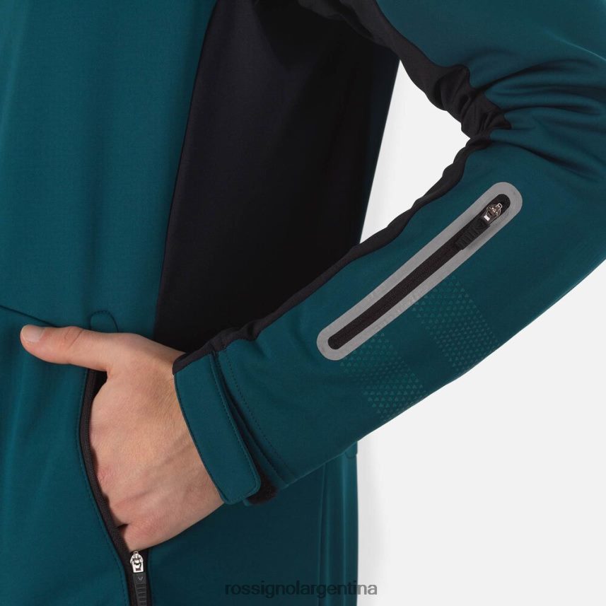 Rossignol hombres chaqueta softshell 82LVV6344 verde azulado tapas