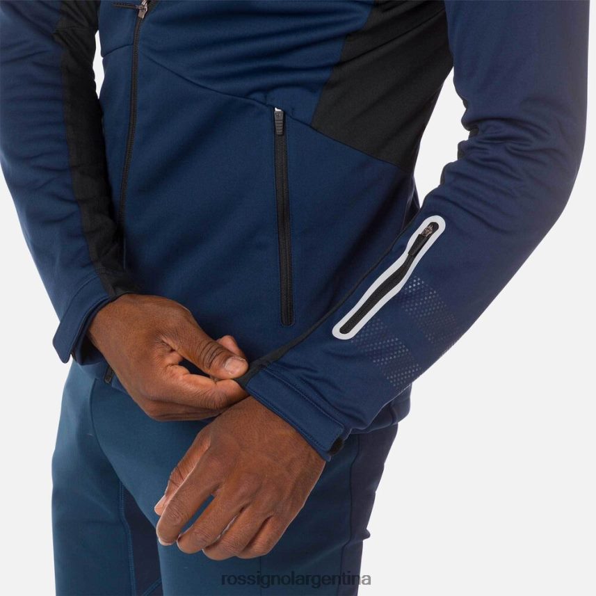 Rossignol hombres chaqueta softshell 82LVV6400 azul marino oscuro tapas