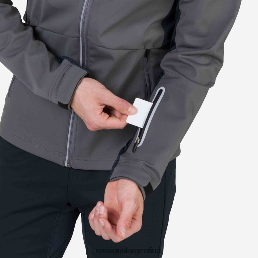 Rossignol hombres chaqueta suave 82LVV6516 gris ónix tapas