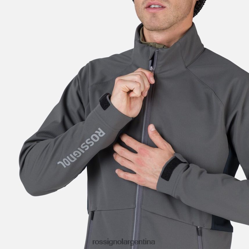 Rossignol hombres chaqueta suave 82LVV6516 gris ónix tapas