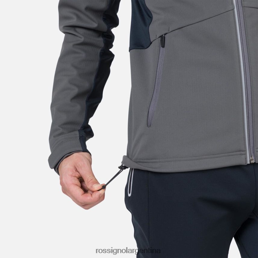 Rossignol hombres chaqueta suave 82LVV6516 gris ónix tapas