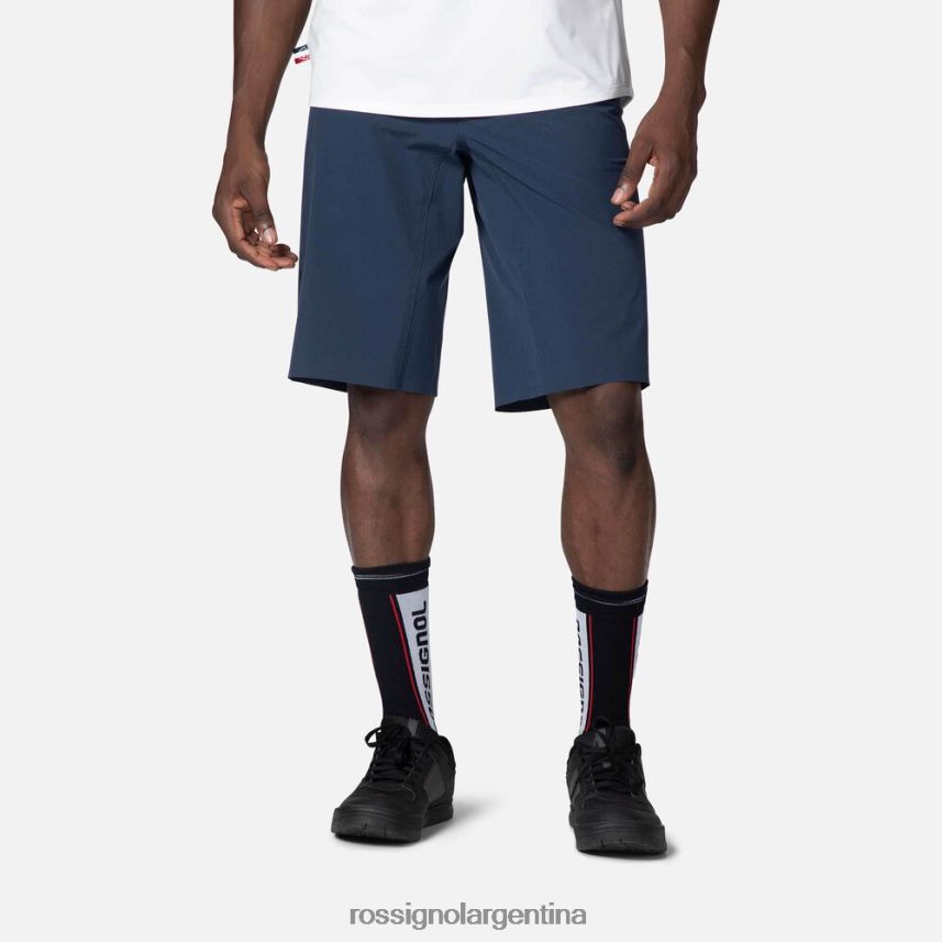 Rossignol hombres pantalones cortos de bicicleta de montaña 82LVV6357 azul marino oscuro fondos