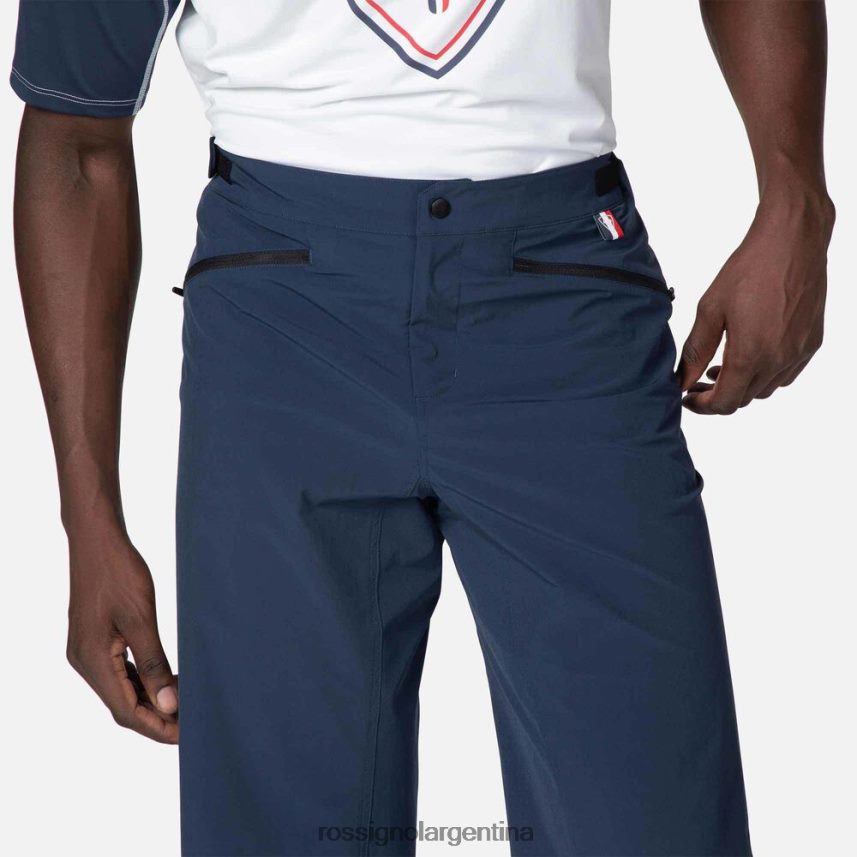 Rossignol hombres pantalones cortos de bicicleta de montaña 82LVV6357 azul marino oscuro fondos