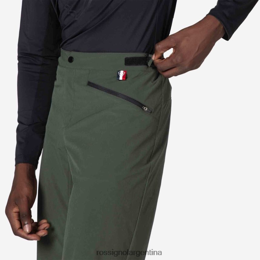 Rossignol hombres pantalones cortos de bicicleta de montaña 82LVV6507 verde ébano fondos