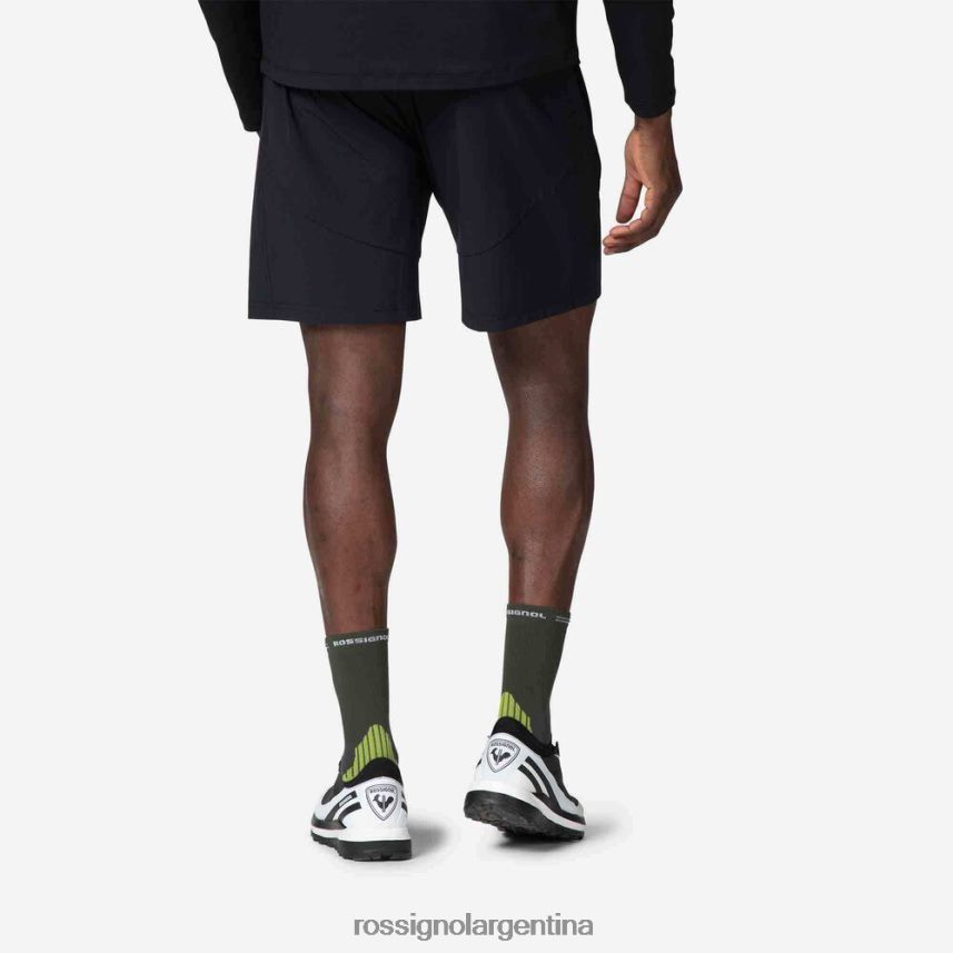 Rossignol hombres pantalones cortos ligeros 82LVV62 negro fondos