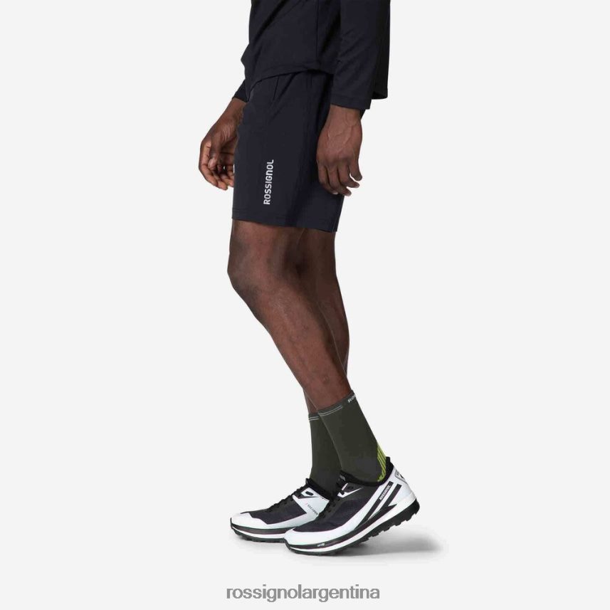 Rossignol hombres pantalones cortos ligeros 82LVV62 negro fondos