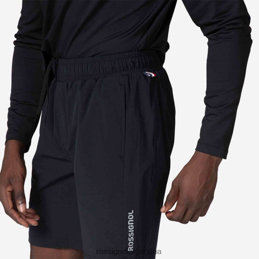 Rossignol hombres pantalones cortos ligeros 82LVV62 negro fondos