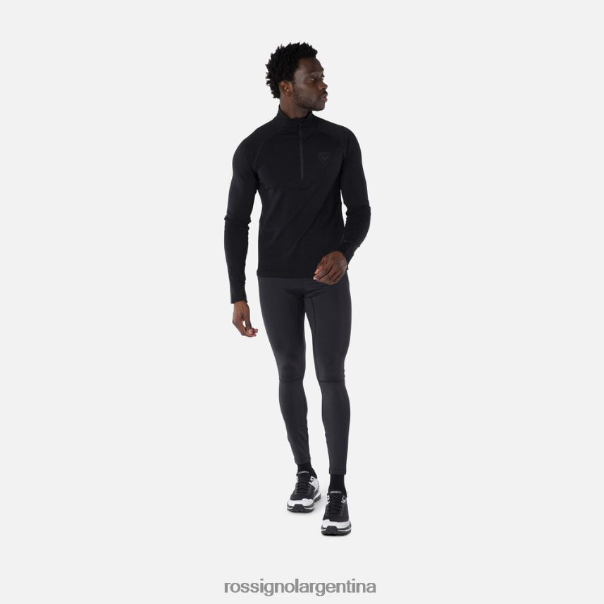 Rossignol hombres mallas para correr ligeras y transpirables 82LVV6446 negro fondos
