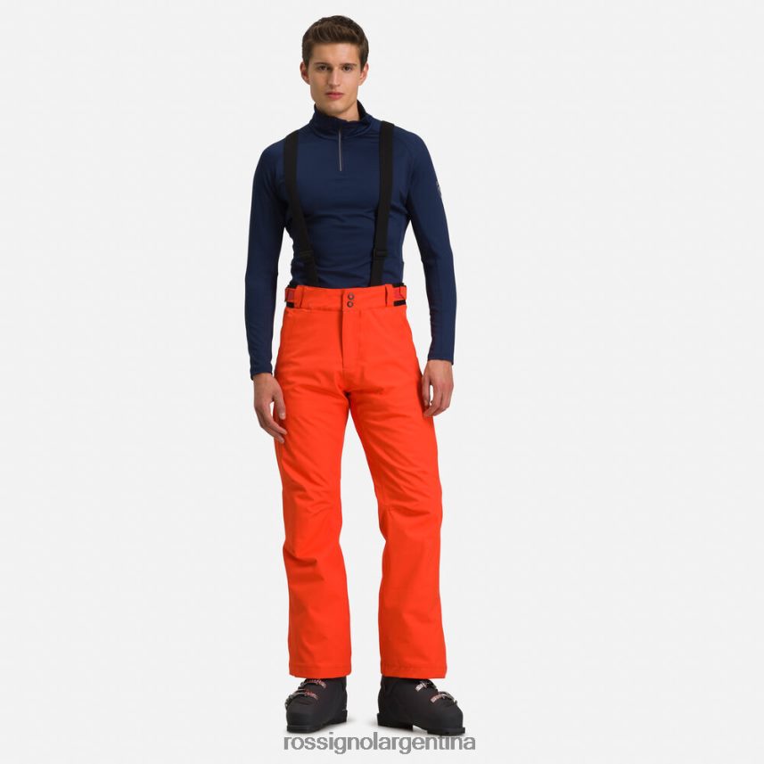 Rossignol hombres pantalones de esquí 82LVV6165 oxinaranja fondos