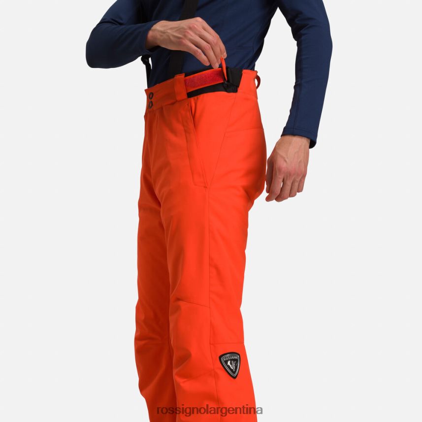 Rossignol hombres pantalones de esquí 82LVV6165 oxinaranja fondos