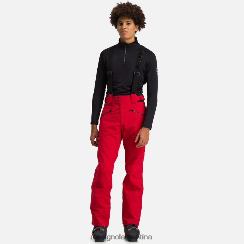 Rossignol hombres pantalones de esquí clásicos 82LVV6100 carmín fondos