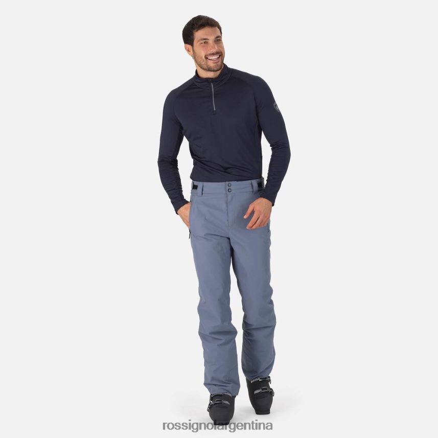 Rossignol hombres pantalones de esquí rápidos 82LVV6266 gris azulado fondos