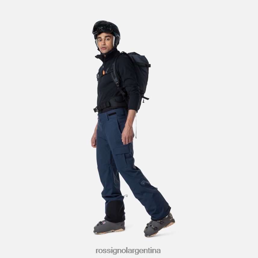 Rossignol hombres pantalones de esquí relajados 82LVV6447 azul marino oscuro fondos