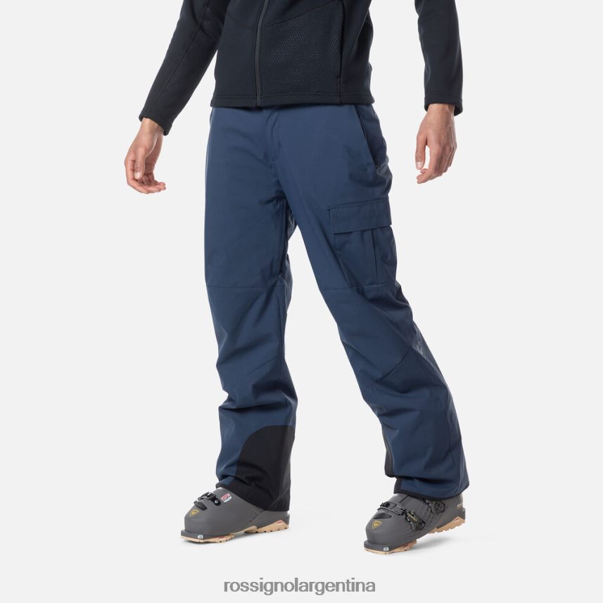 Rossignol hombres pantalones de esquí relajados 82LVV6447 azul marino oscuro fondos