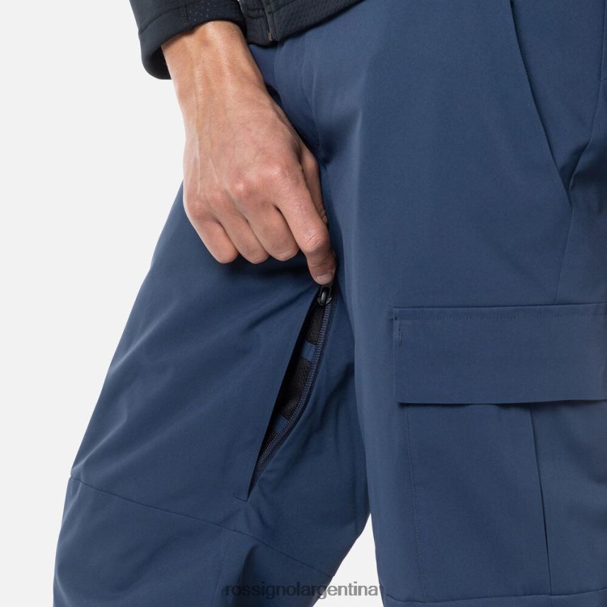 Rossignol hombres pantalones de esquí relajados 82LVV6447 azul marino oscuro fondos