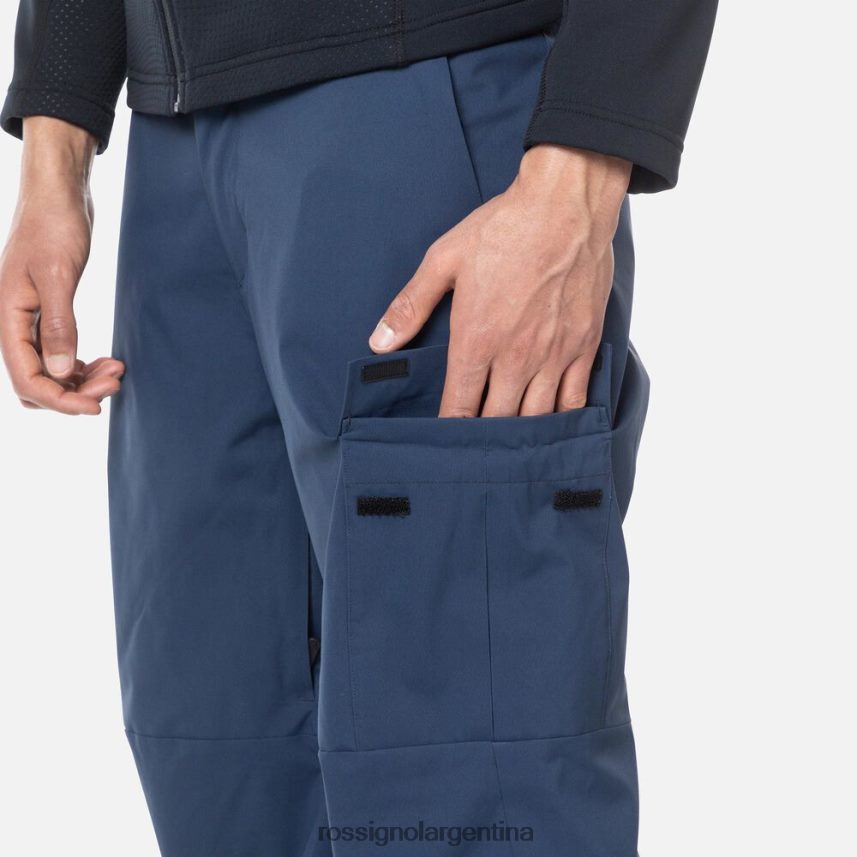Rossignol hombres pantalones de esquí relajados 82LVV6447 azul marino oscuro fondos