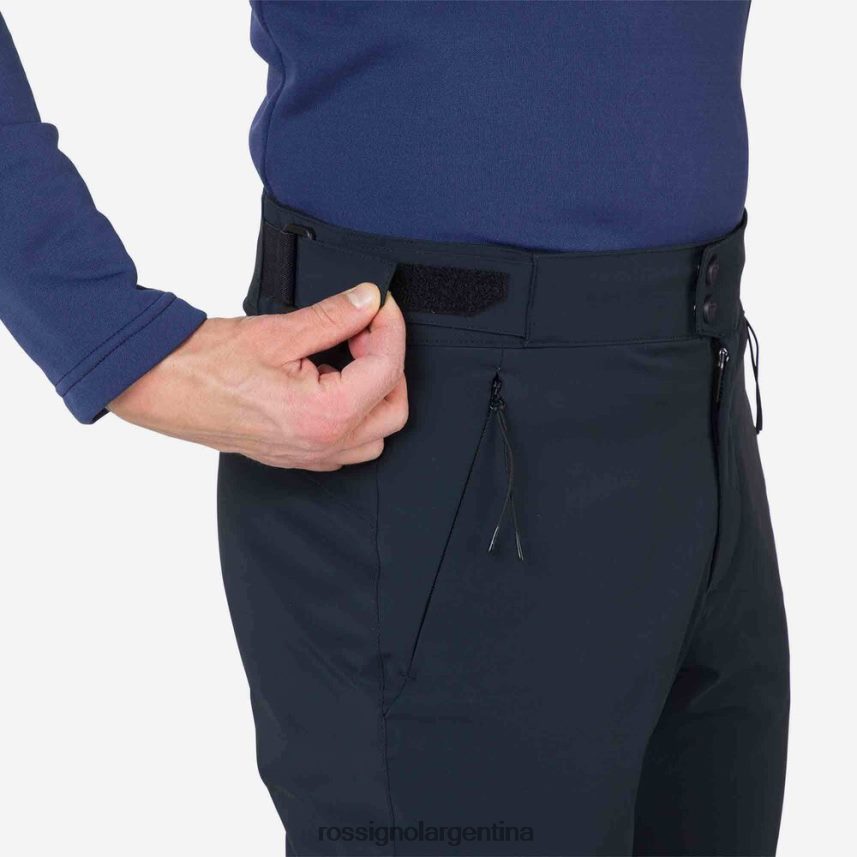Rossignol hombres reaccionar pantalones de esquí 82LVV6148 negro fondos