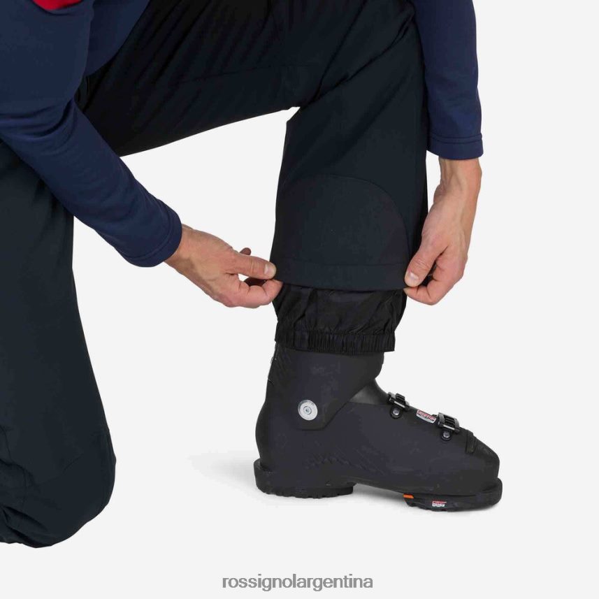 Rossignol hombres reaccionar pantalones de esquí 82LVV6148 negro fondos