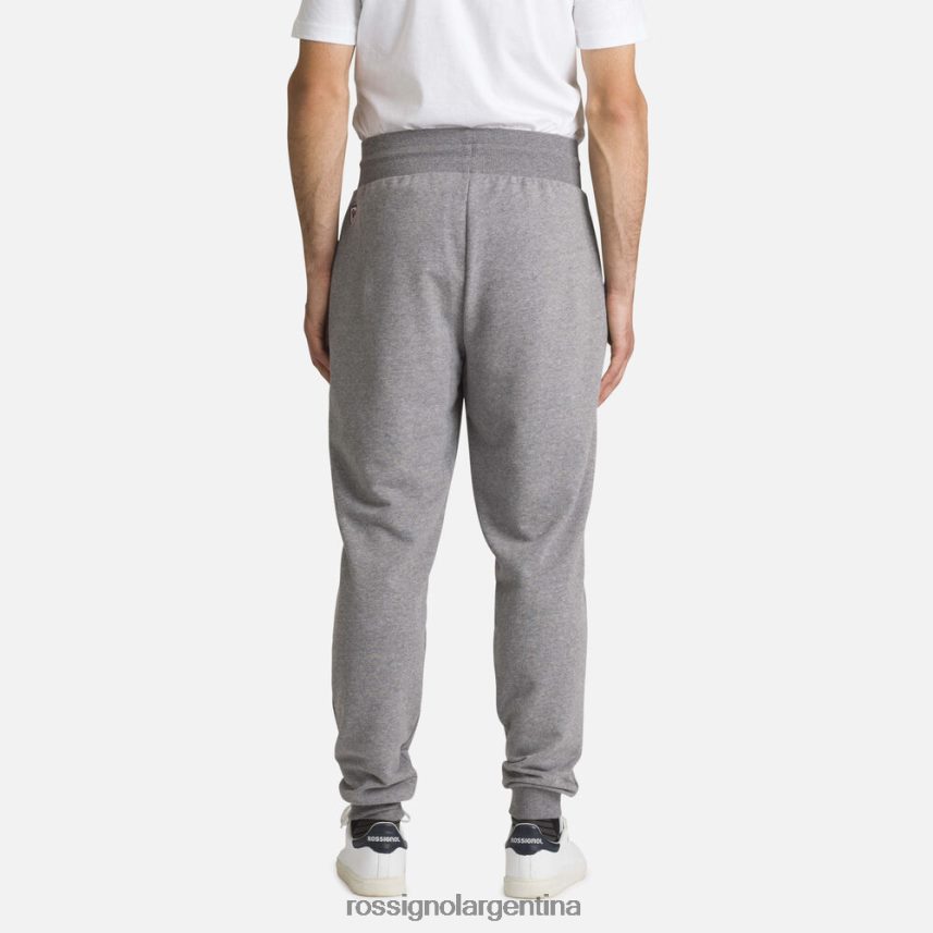 Rossignol hombres pantalones deportivos de algodón con logo 82LVV6379 cuero gris fondos