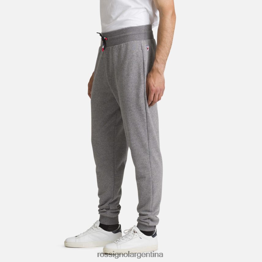Rossignol hombres pantalones deportivos de algodón con logo 82LVV6379 cuero gris fondos
