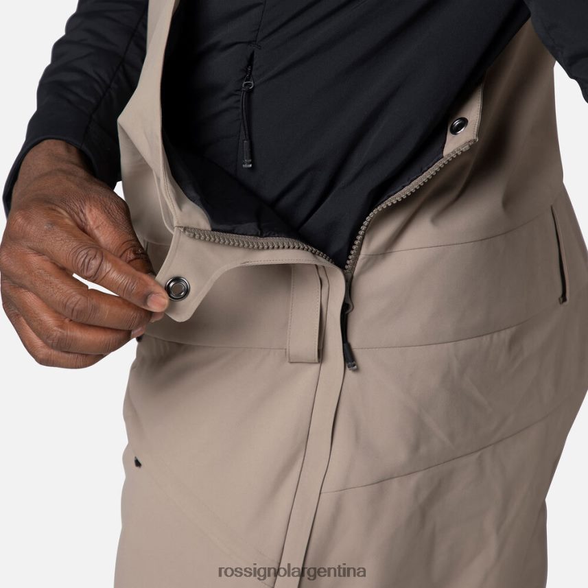 Rossignol hombres pantalones con pechera relajados 82LVV6388 duna fondos