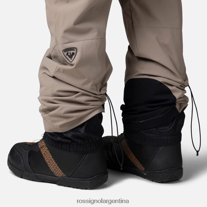 Rossignol hombres pantalones con pechera relajados 82LVV6388 duna fondos