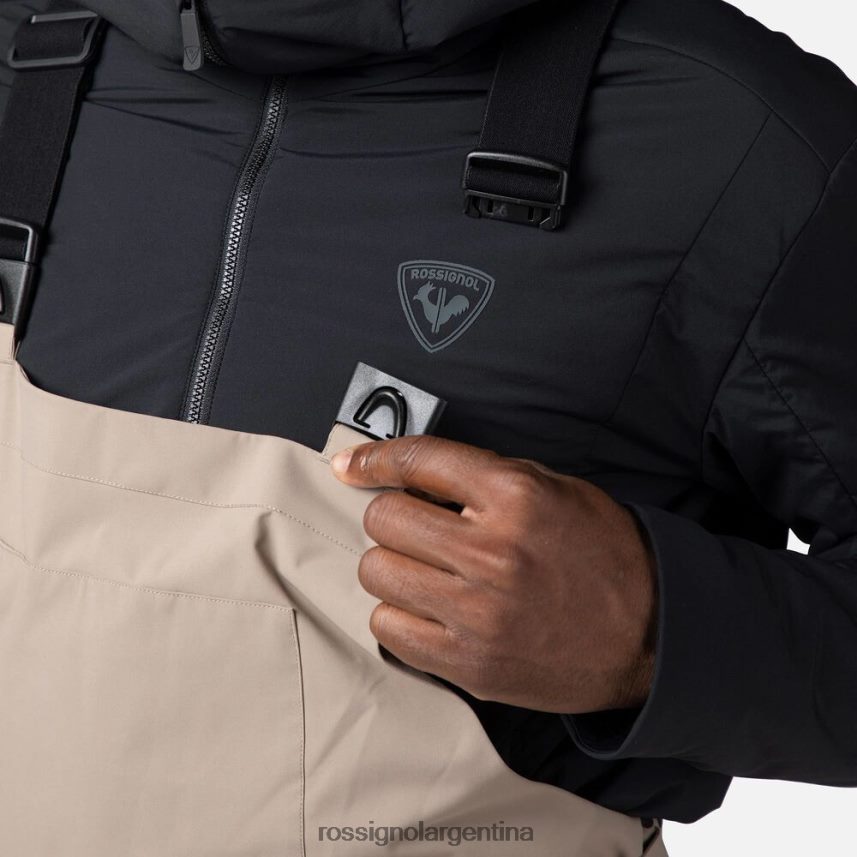 Rossignol hombres pantalones con pechera relajados 82LVV6388 duna fondos