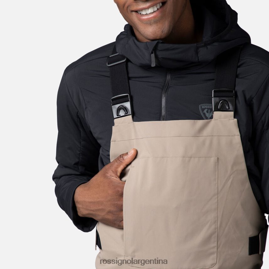 Rossignol hombres pantalones con pechera relajados 82LVV6388 duna fondos