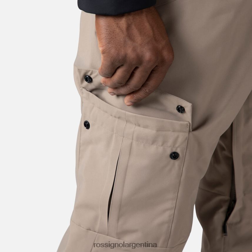 Rossignol hombres pantalones con pechera relajados 82LVV6388 duna fondos