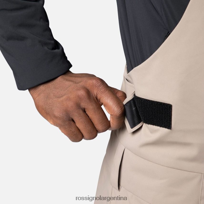 Rossignol hombres pantalones con pechera relajados 82LVV6388 duna fondos