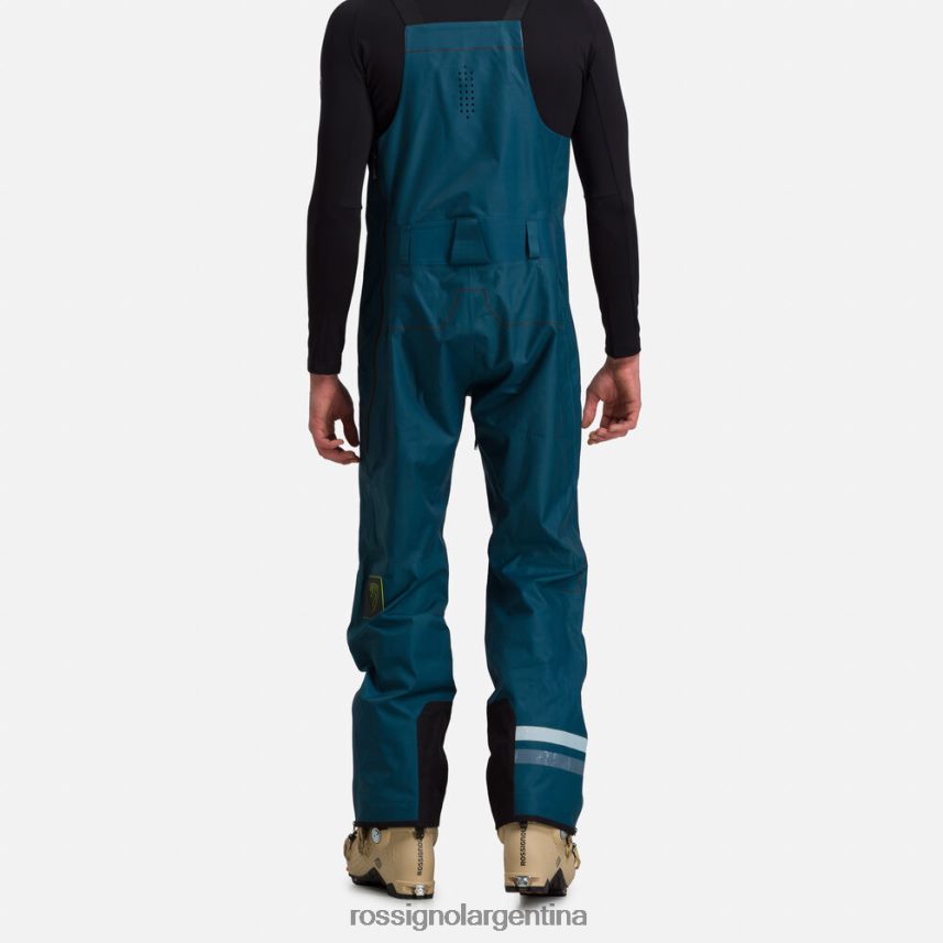 Rossignol hombres pantalones con tirantes atelier s ride free 82LVV6609 azulejo fondos