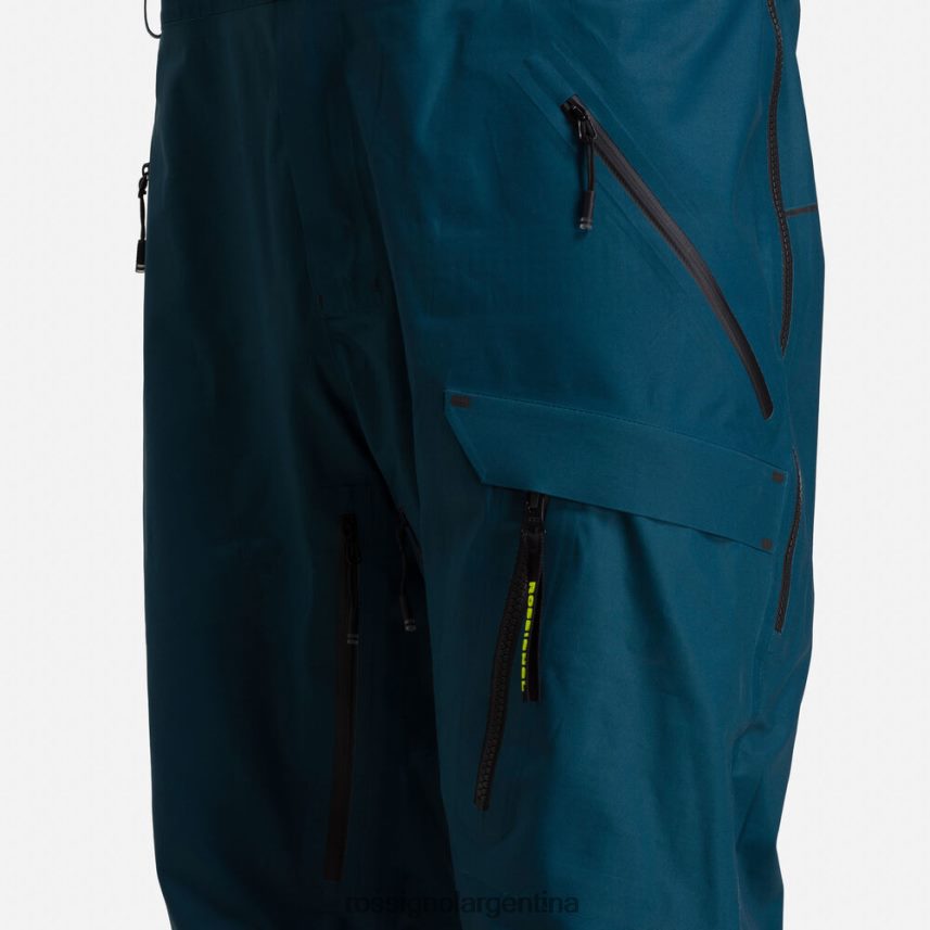 Rossignol hombres pantalones con tirantes atelier s ride free 82LVV6609 azulejo fondos