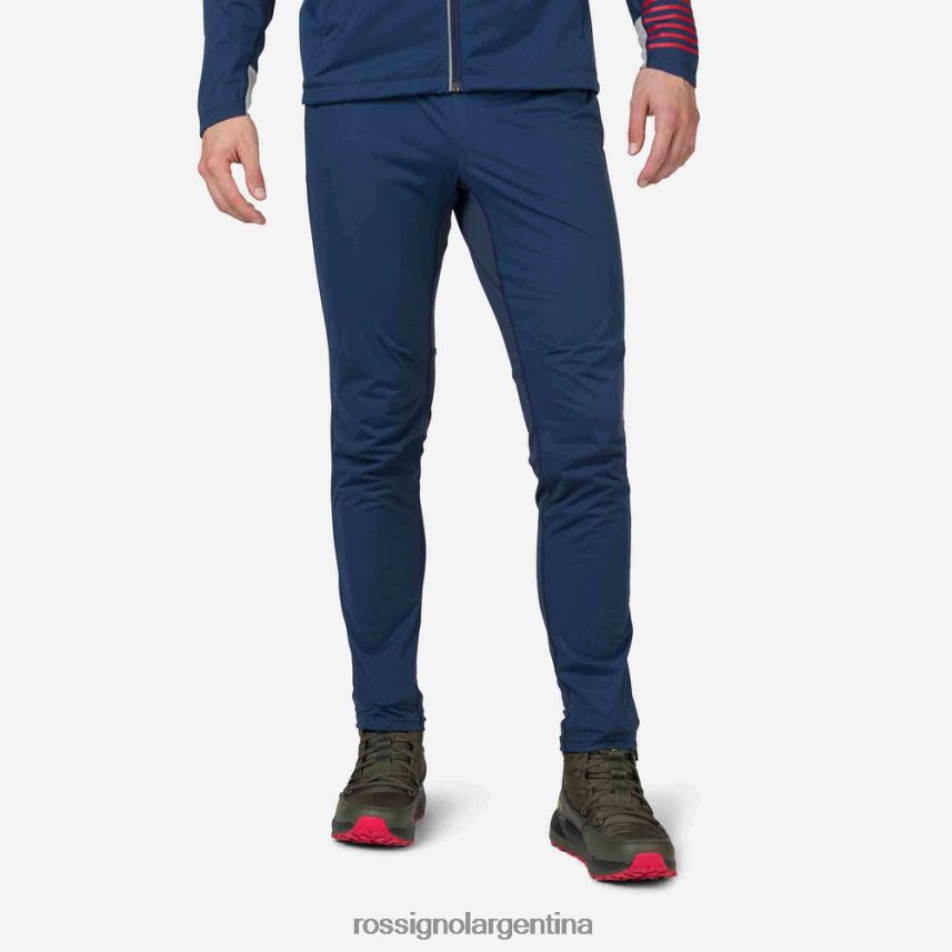 Rossignol hombres pantalones de traje 82LVV6521 azul marino oscuro fondos